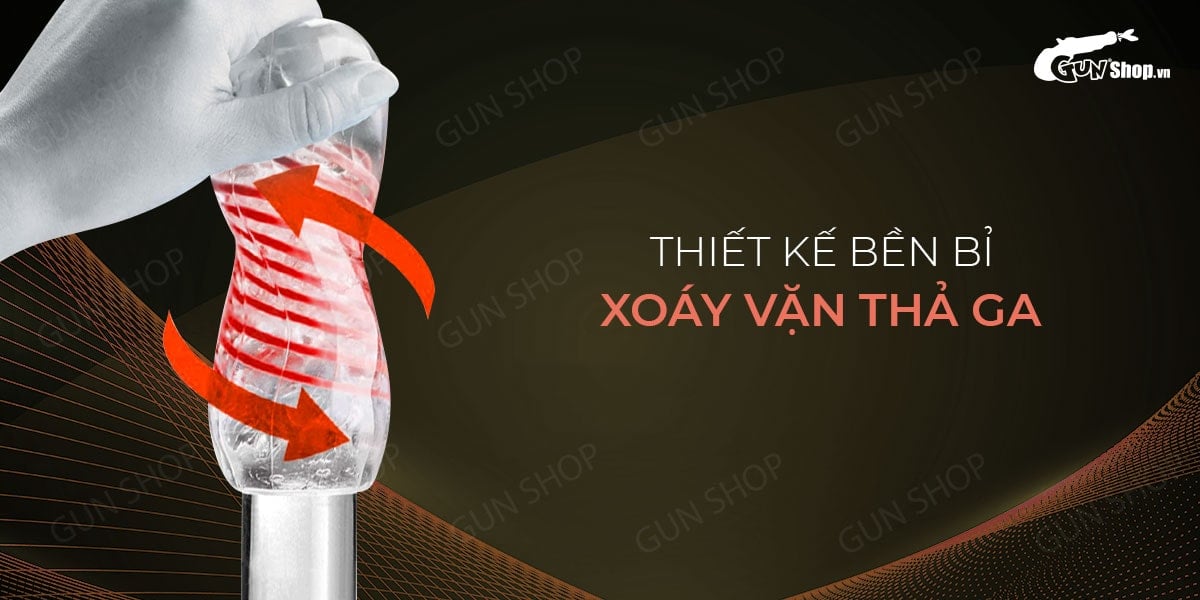 Âm đạo giả xoắn ốc Tenga Spinner 02 Hexa siêu ôm sát nâng tầm khoái