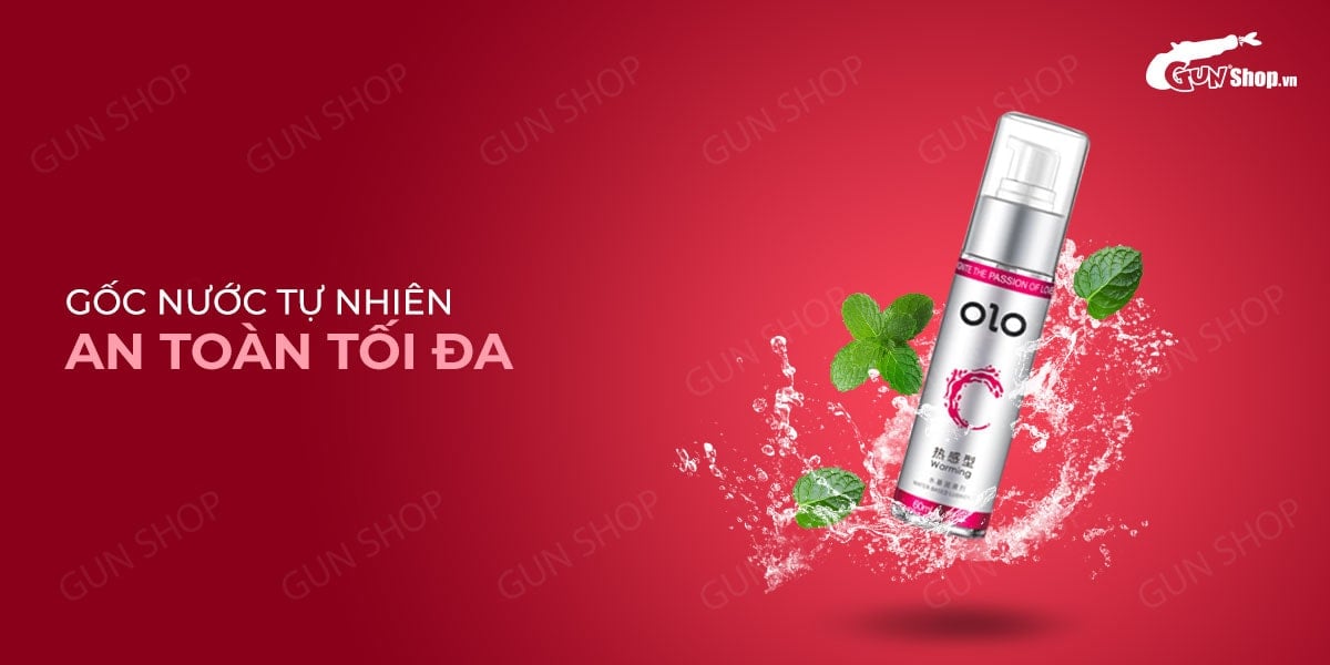 Gel bôi trơn ấm nóng OLO Warming 60ml tăng khoái cảm tuyệt vời cho chị em