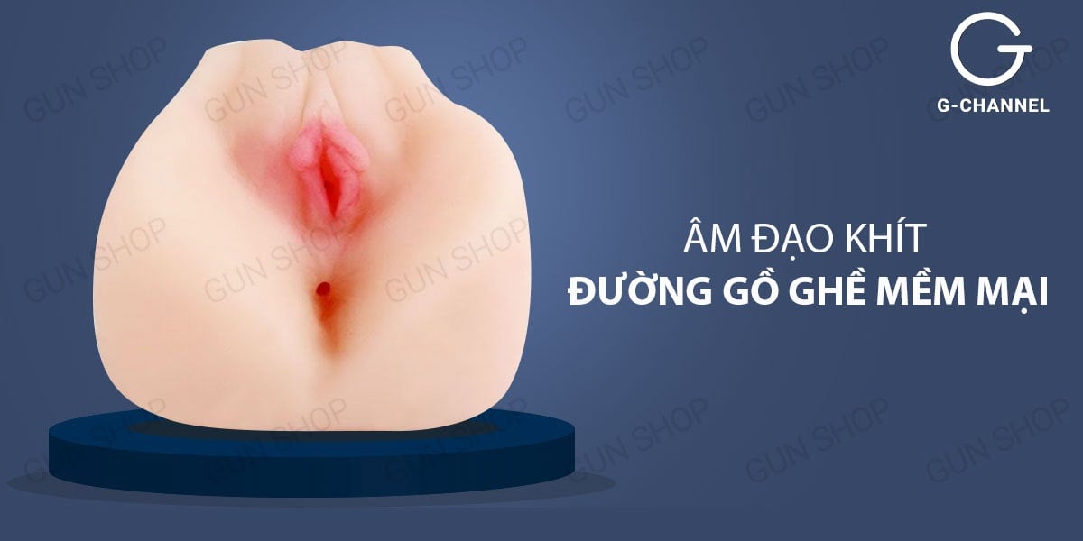 Âm đạo giả nguyên khối mông silicon mềm mịn Jiuai cao cấp