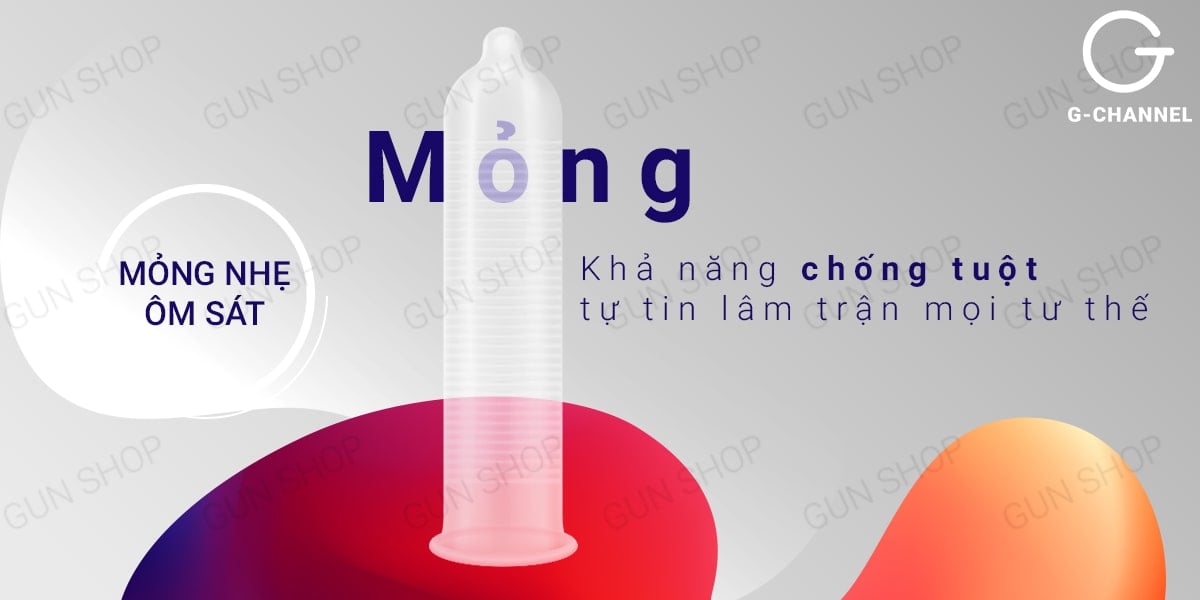 Bao cao su Shell Seahorse kéo dài thời gian Hàn Quốc hộp 10 cái cao cấp
