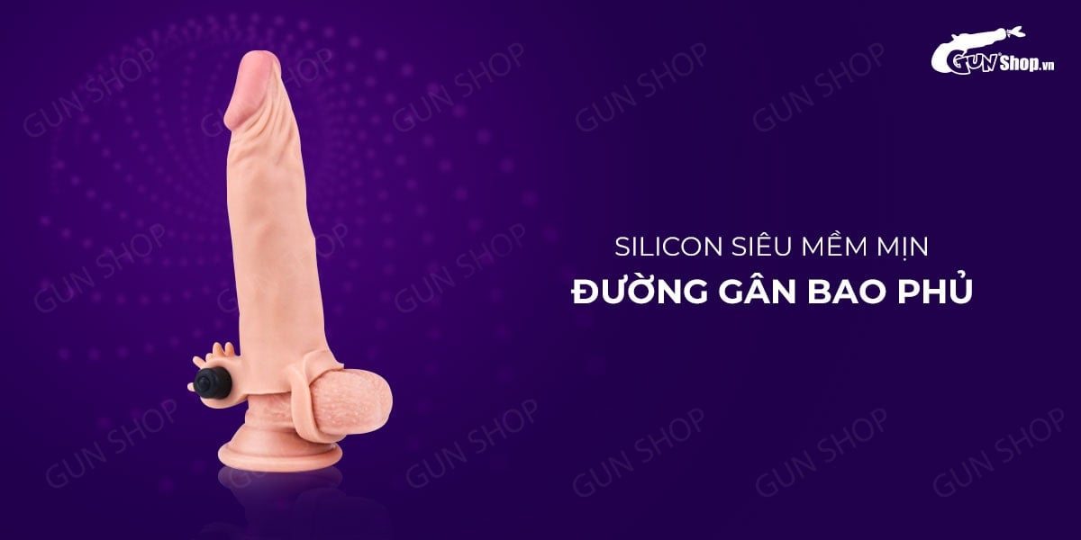 Bao cao su đôn dên Lovetoy Pleasure X-Tender tăng kích thước rung mạnh