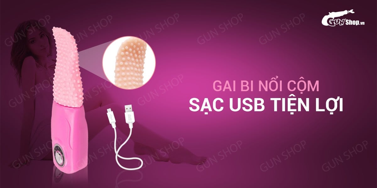 Lưỡi rung Fanala đa chế độ sạc điện kích thích tăng khoái cảm nữ