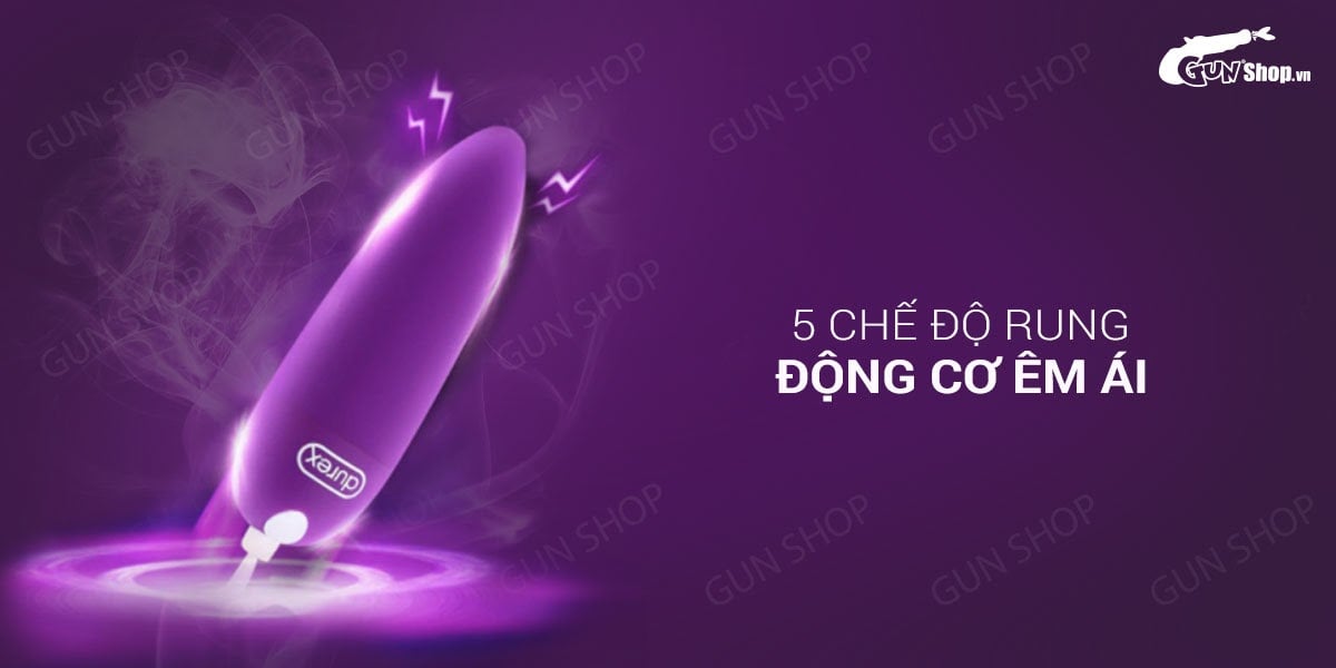 Trứng rung Durex S-Viber Bullet 15 cao cấp, thiết kế nhỏ gọn hiện đại