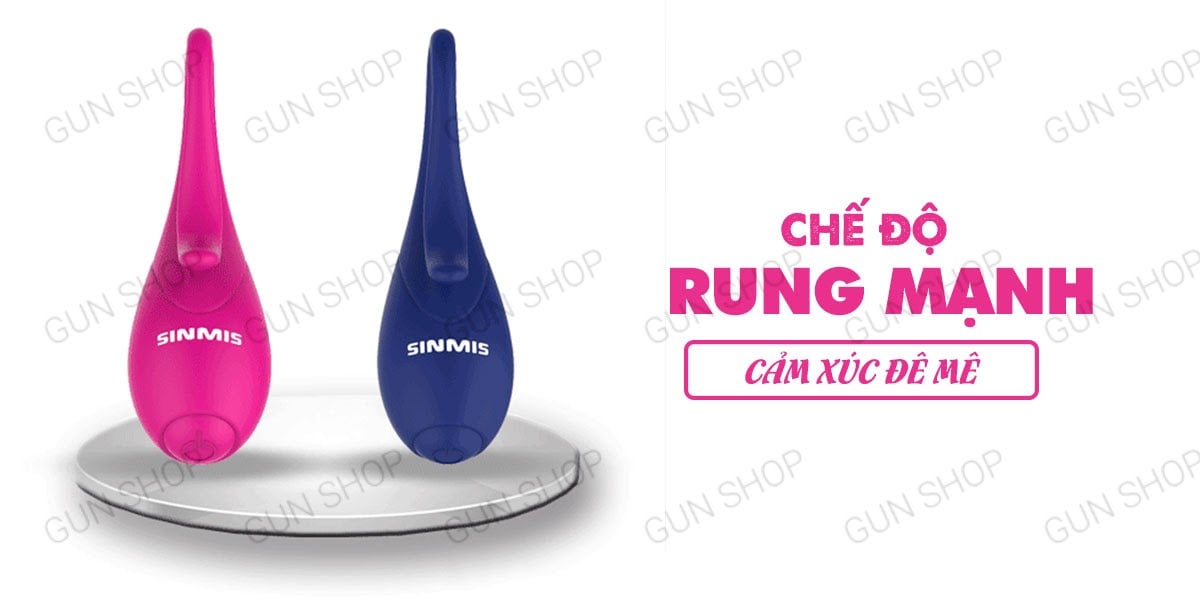 Trứng rung Nalone Sinmis Coco pin chống nước rung mạnh nữ yêu thích Trứng rung Nalone Sinmis Coco pin chống nước rung mạnh nữ yêu thích