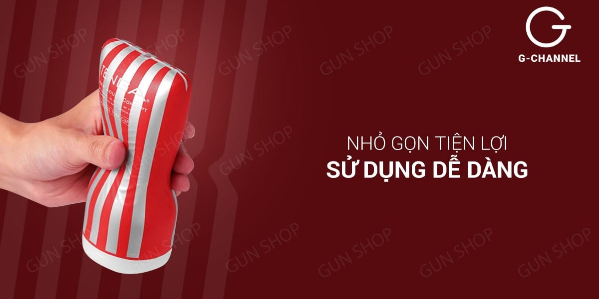 Âm đạo giả Tenga Red White nhỏ gọn ôm khít đầu dẹp chất lượng