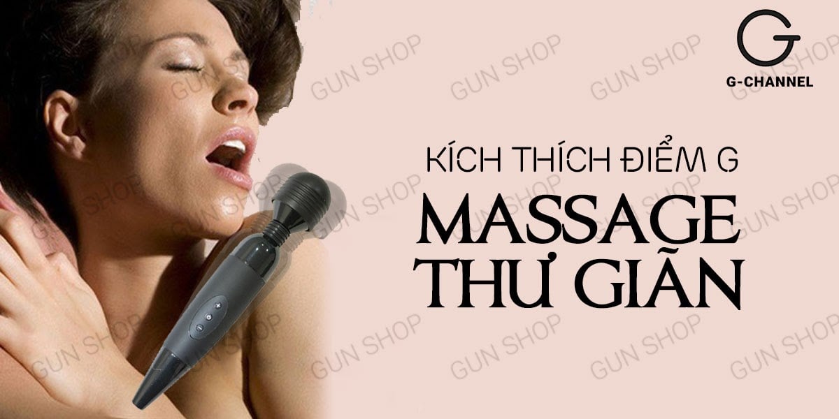 Máy massage sạc điện AV Stick thiết kế linh hoạt, massage dễ dàng mọi nơi Máy massage sạc điện AV Stick thiết kế linh hoạt, massage dễ dàng mọi nơi