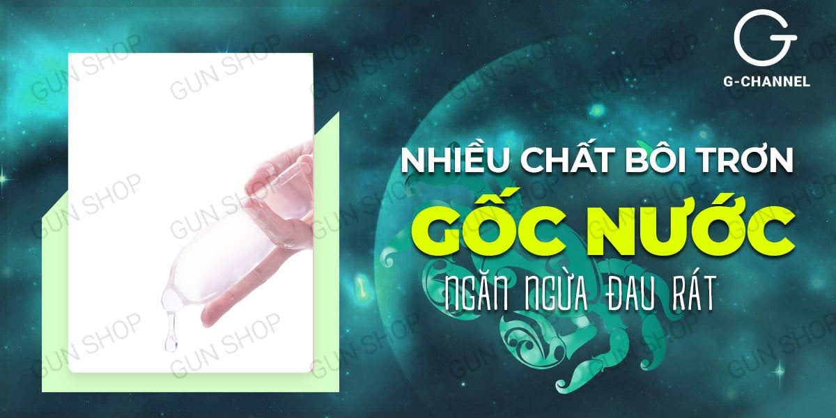 Bao cao su Ropockon cung Cự Giải siêu mỏng 0.03mm hương dâu hộp 12 cái