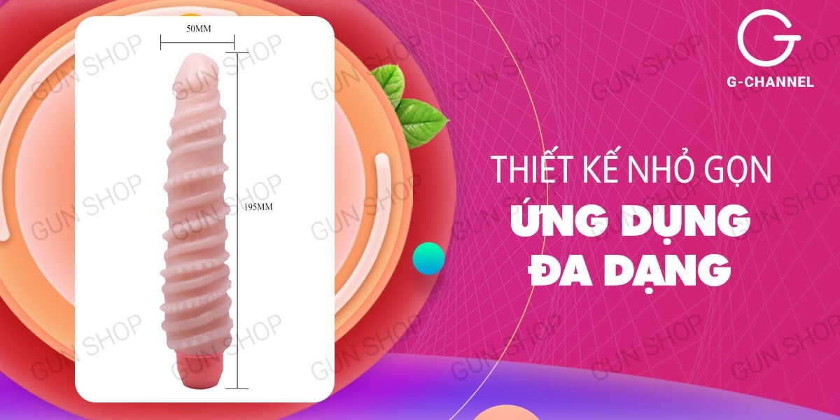Dương vật giả Baile Flexi Vibe rung uốn đa tần số đa hướng