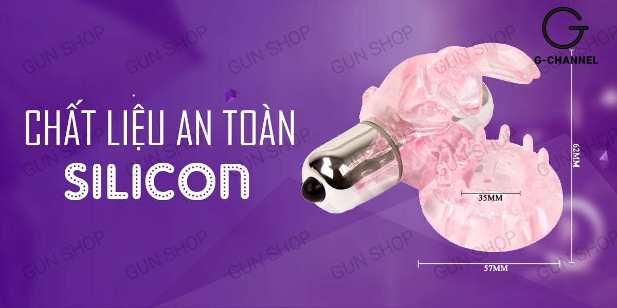 Vòng rung Baile Love Rabbit 7 chế độ gai nhỏ tăng khoái cảm nâng cao sức bền