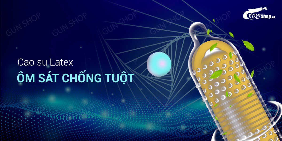 Bao cao su Shell Love Bead gân nổi kéo dài thời gian tăng kích thước