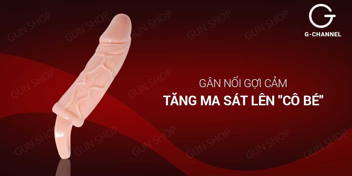 Bao cao su đôn dên Pretty Love dây đeo rung đầu tăng kích thước