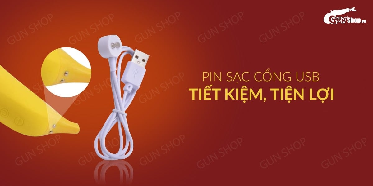 Dương vật giả rung ngụy trang hình chuối Moylan dễ thương kích thích