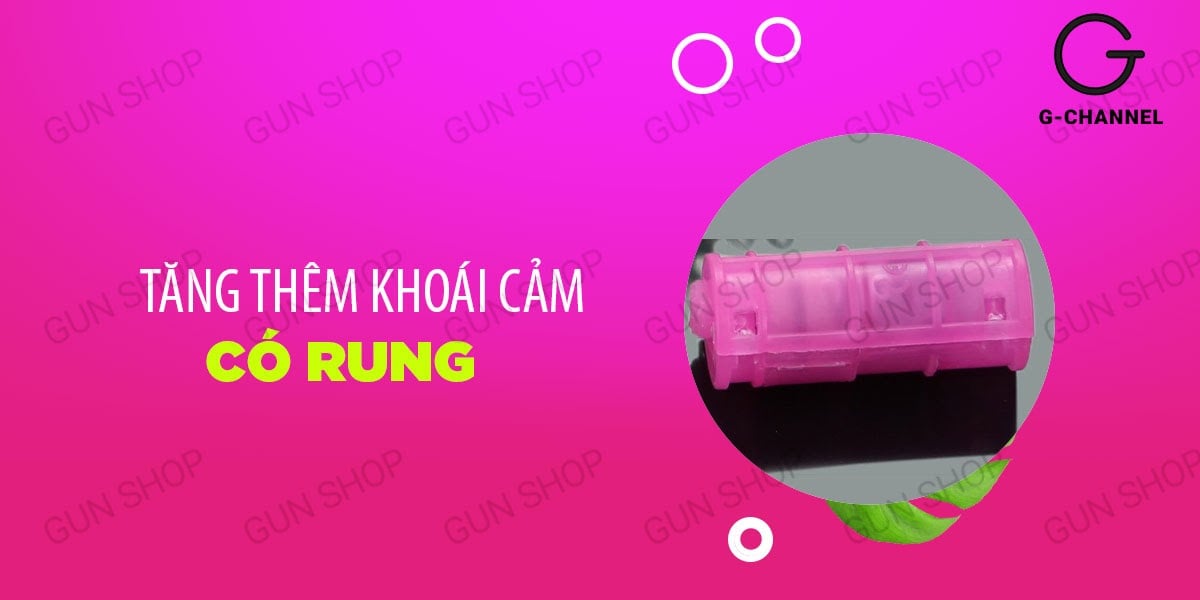 Bao cao su đôn dên rung Yeain Bumblebee tăng kích thước, cảm giác chân thật