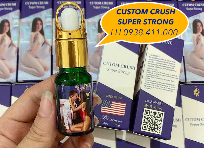 Custom Crush Super Strong thuốc kích dục nữ nước Mỹ dễ dùng không mùi