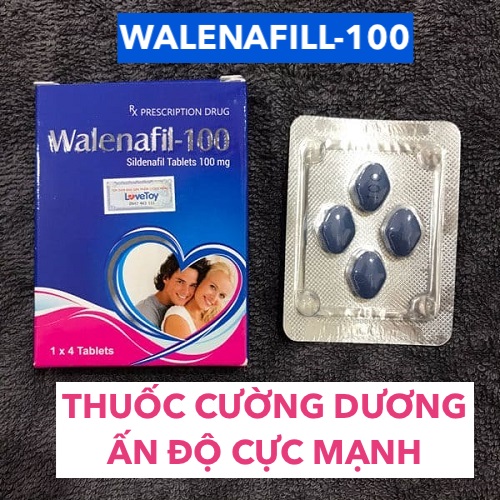Walenafil 100mg thuốc cường dương trị xuất tinh sớm tăng sinh lý nam hiệu quả