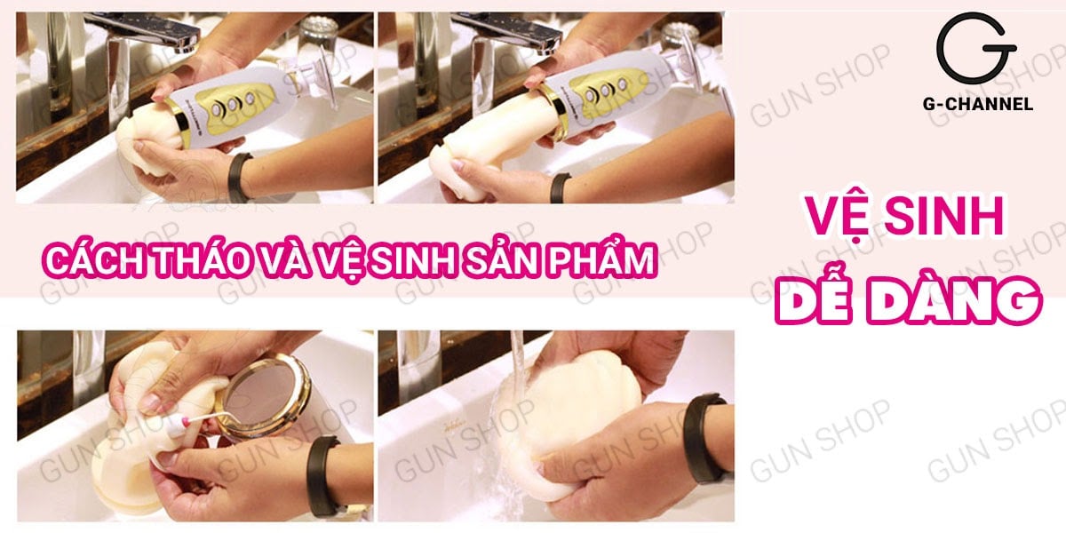 Âm đạo giả Pretty Love Sally rung rên sạc điện silicon mềm mại