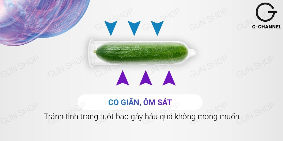 Bao cao su Shell Intense siêu mỏng 0.04mm trải nghiệm tuyệt vời