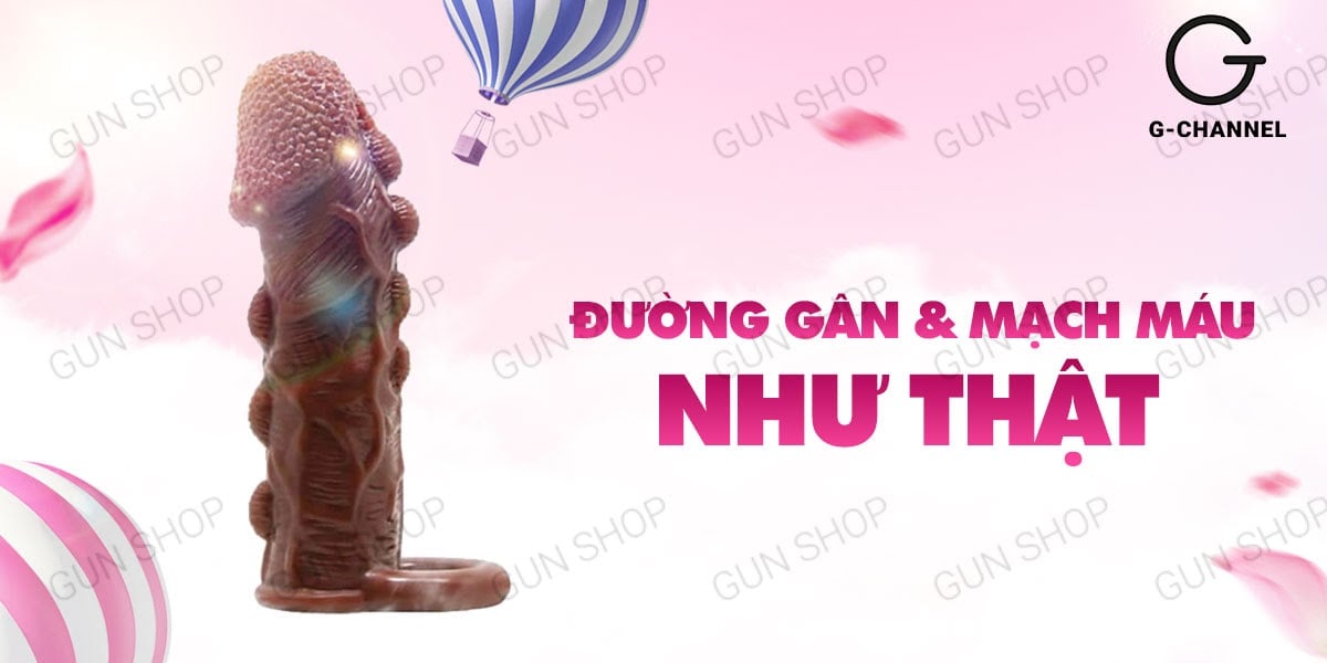 Bao cao su đôn dên dây đeo Baile Braveman tăng kích thước hiệu quả