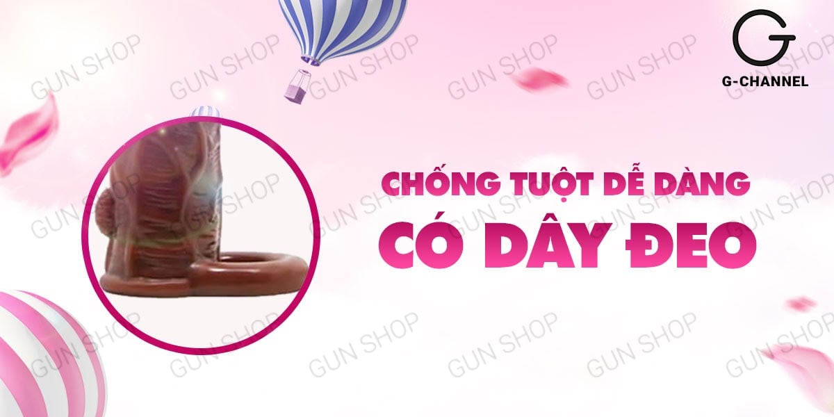 Bao cao su đôn dên rung Baile Braveman điểm nổi pin mạnh