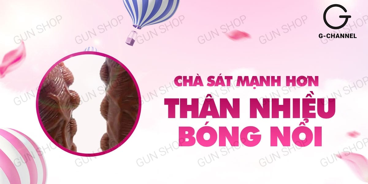 Bao cao su đôn dên dây đeo Baile Braveman tăng kích thước hiệu quả