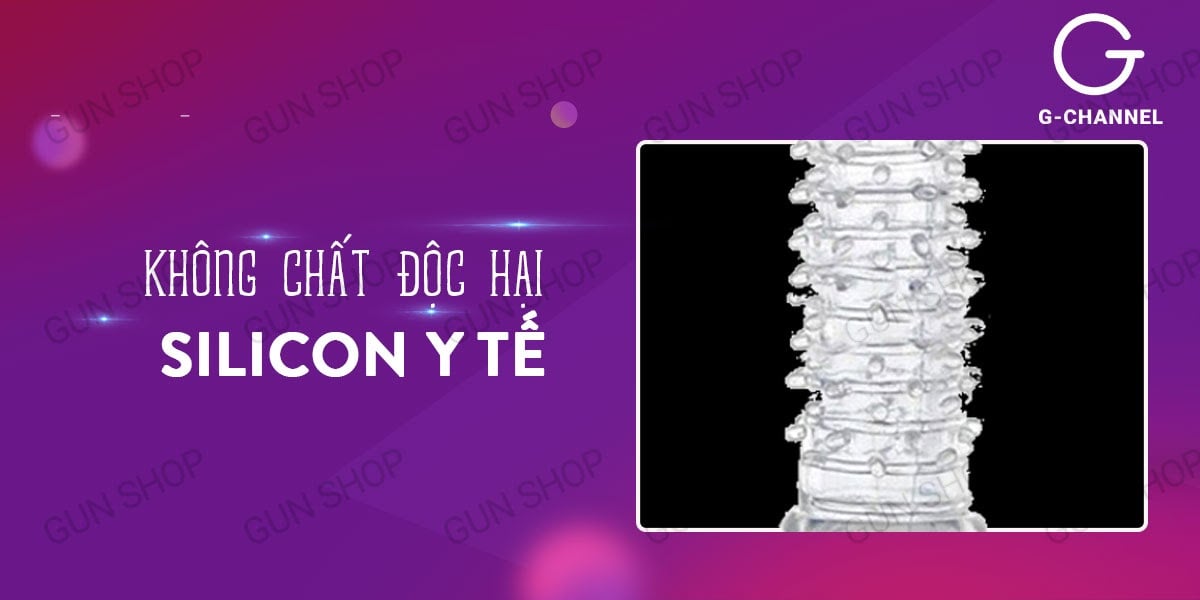 Bao cao su đôn dên Baile Pharaon gai silicon cao cấp mềm dẻo