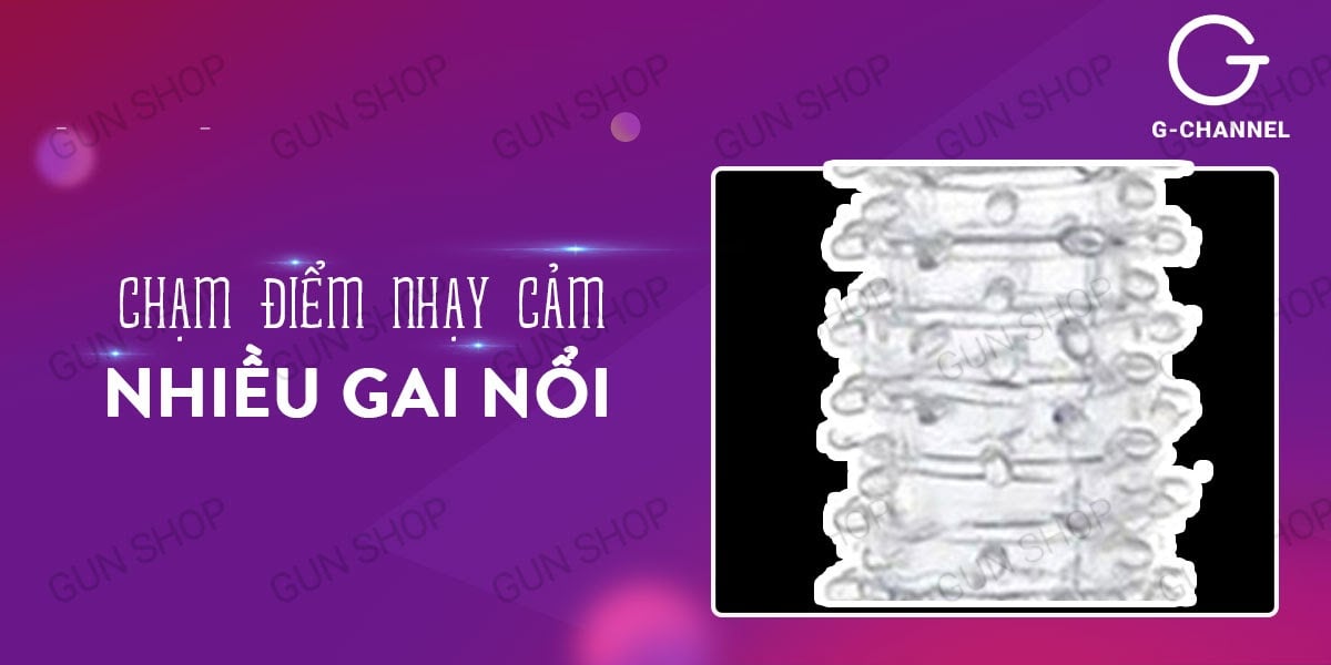 Bao cao su đôn dên Baile Pharaon gai silicon cao cấp mềm dẻo