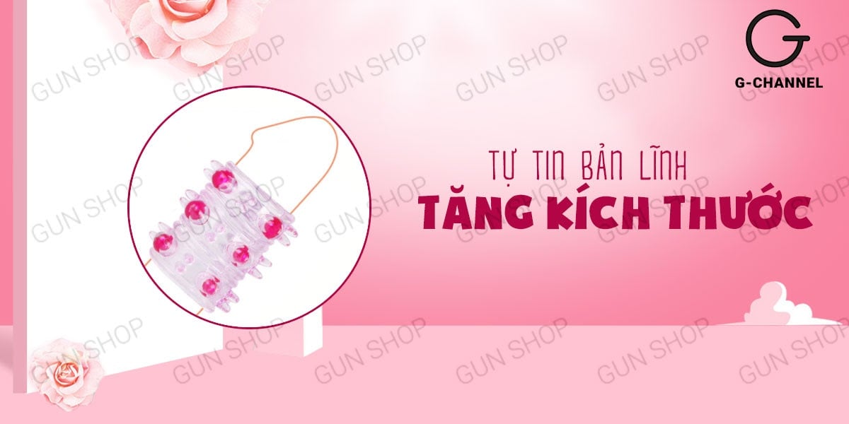 Bao cao su đôn dên khúc tăng kích thước mềm mại an toàn cho da