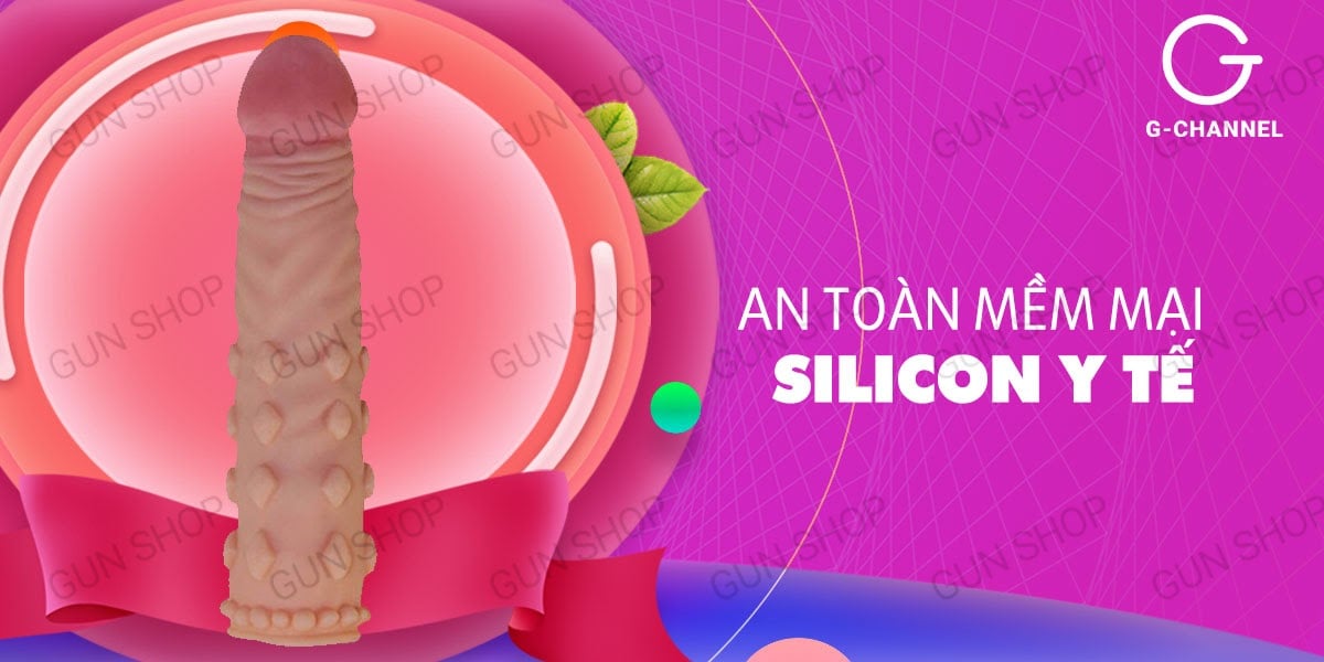 Bao cao su đôn dên Lovetoy tăng 5cm silicon y tế siêu bền