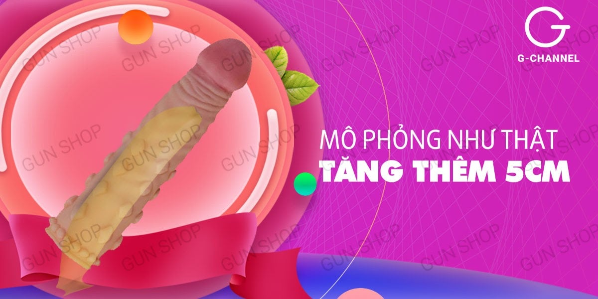 Bao cao su đôn dên Lovetoy tăng 5cm silicon y tế siêu bền