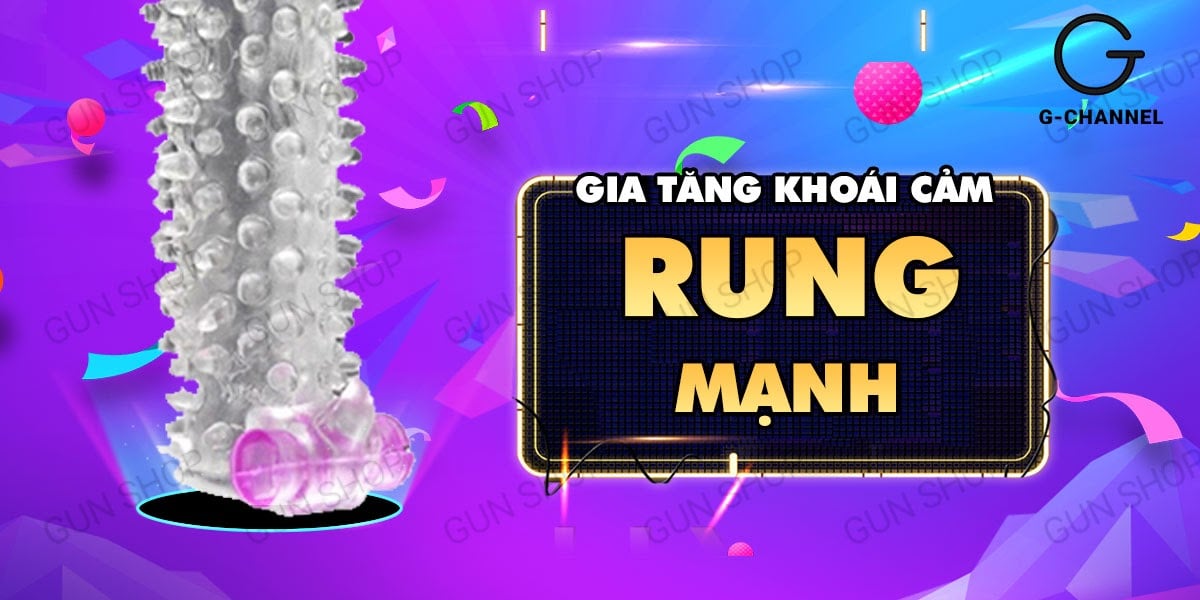 Bao cao su đôn dên Baile Rồng rung gai tăng kích thước cực phê