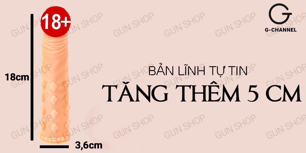 Bao cao su đôn dên Yeain Maxman tăng 2 inch gai mềm mại mới