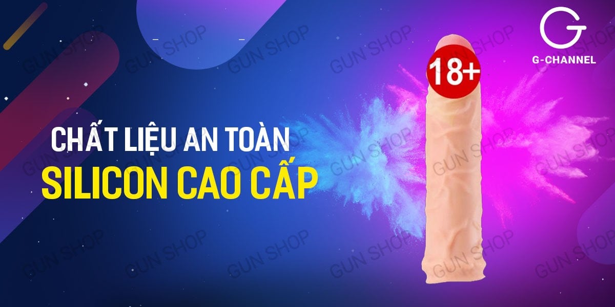 Bao cao su đôn dên Yeain Maxman tăng 3cm kích thước thật