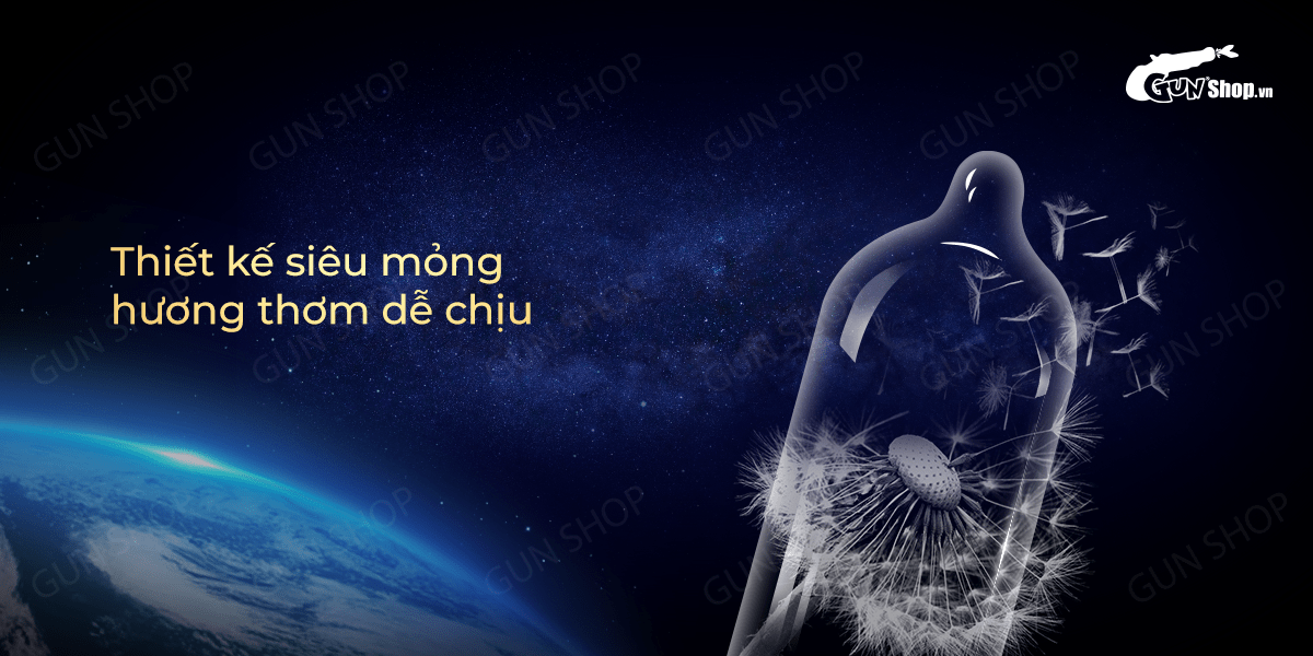 Bao cao su Durex Fetherlite Feel siêu mỏng gel bôi trơn hộp 12