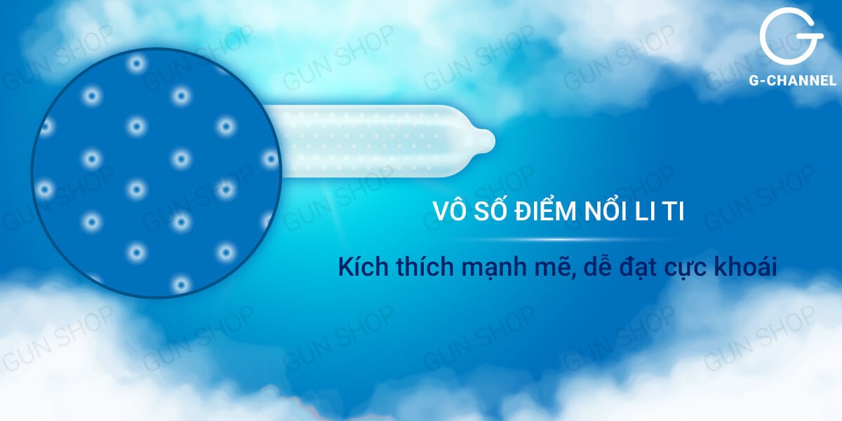 Bao cao su Supermen Long Love hương bạc hà kéo dài thời gian