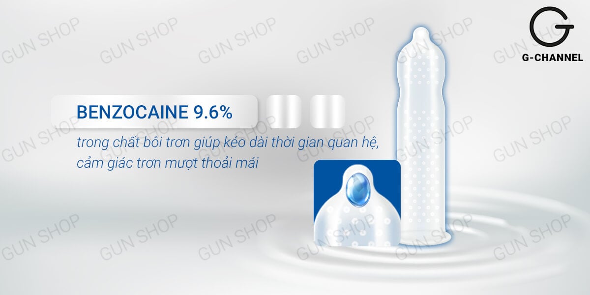 Bao cao su Innova Đen gân gai kéo dài thời gian hộp 12 cái nam giới