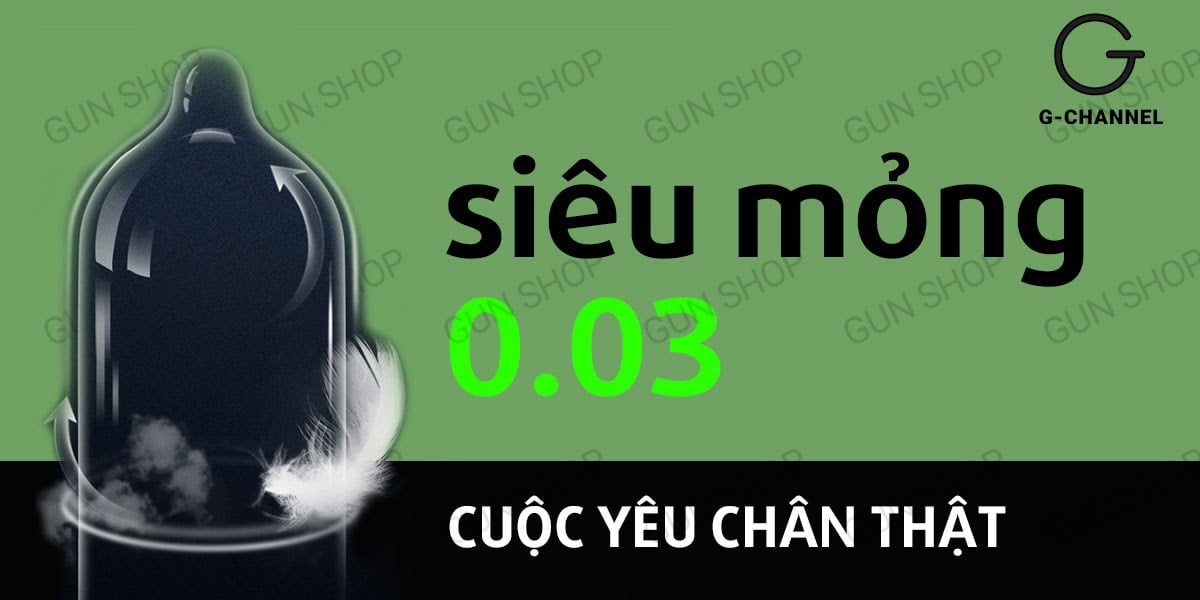 Bao cao su Kimono Long Shock siêu mỏng 0.03mm kéo dài thời gian