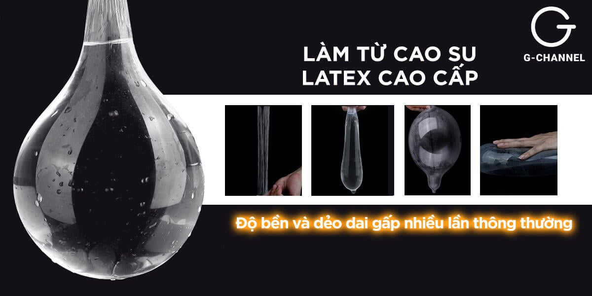 Bao cao su Sagami Feel Up siêu điểm nổi hộp 10 cái tăng cảm giác chân thật