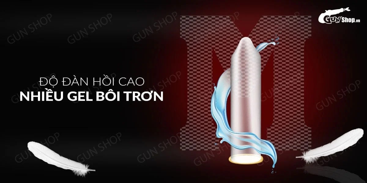 Bao cao su Muaisi 0.01 trắng siêu mỏng hộp 10 cái cảm giác chân thật
