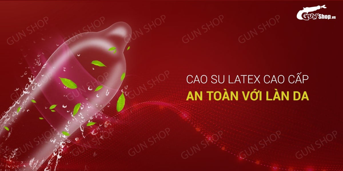 Bao cao su Muaisi Latex Red kéo dài thời gian chống xuất tinh sớm hộp 12