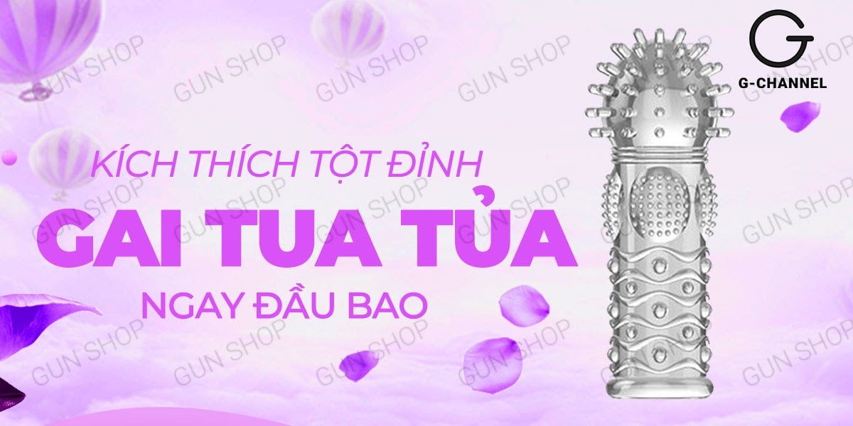 Bao cao su ngón tay Aichao A-spot 5 gai nổi lớn kích thích cực đỉnh