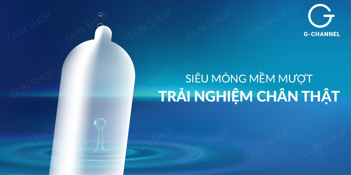Bao cao su OLO 0.01 Zero Blue siêu mỏng gel bôi trơn nhiều, hộp 10 cái giá tốt