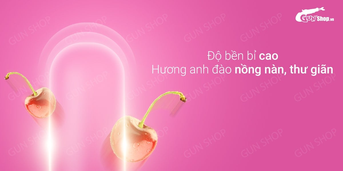 Bao cao su quan hệ miệng Mingliu Oral Sex hương anh đào 10c