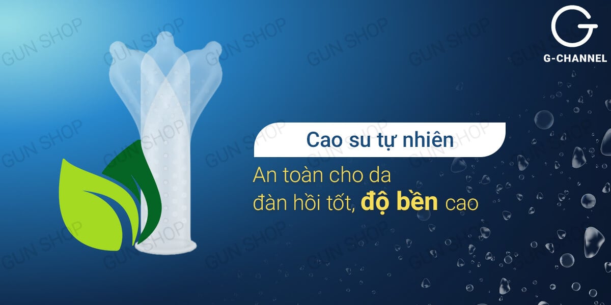 Bao cao su Rocmen Sea Horse Spikes kéo dài thời gian hộp 10