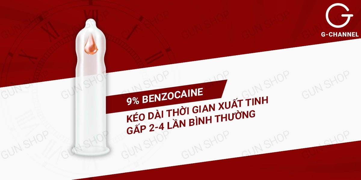Bao cao su Shell Performax 6 in 1 kéo dài thời gian Hàn Quốc