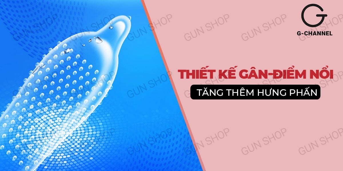 Bao cao su Toshiro Long Shock 4in1 kéo dài thời gian Thái Lan