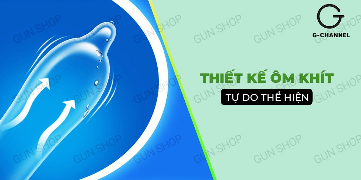 Bao cao su Toshiro trơn mỏng siêu thoải mái hộp 10 cái chính hãng