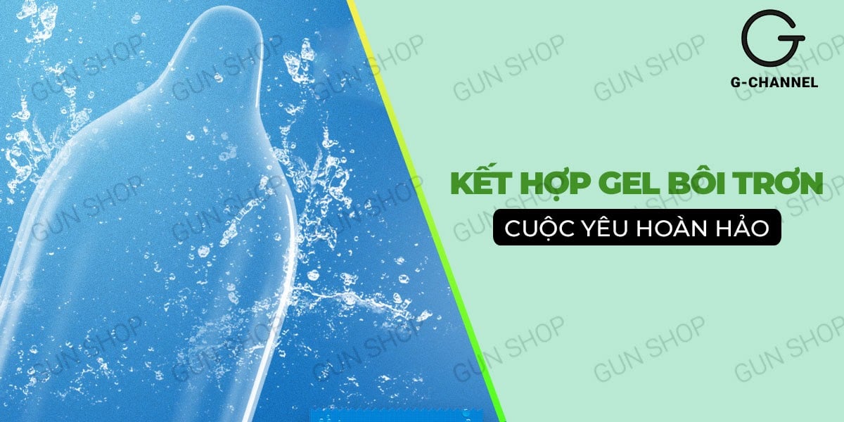 Bao cao su Toshiro trơn mỏng siêu thoải mái hộp 10 cái chính hãng