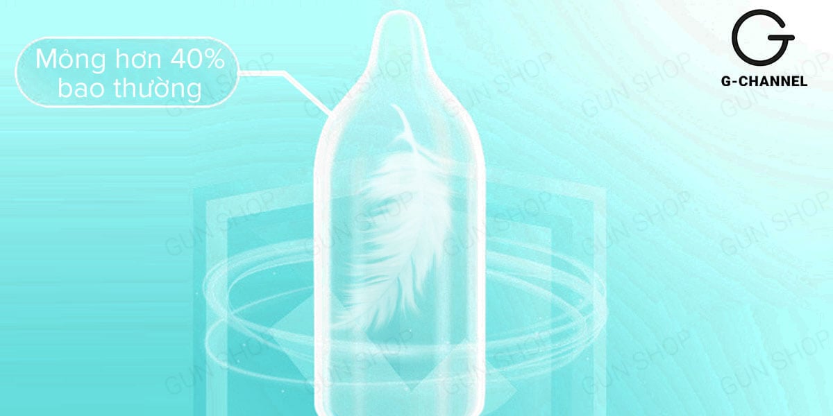 Bao cao su Up To Top 0.Zero siêu mỏng đa tính năng hộp 12 cái giá tốt