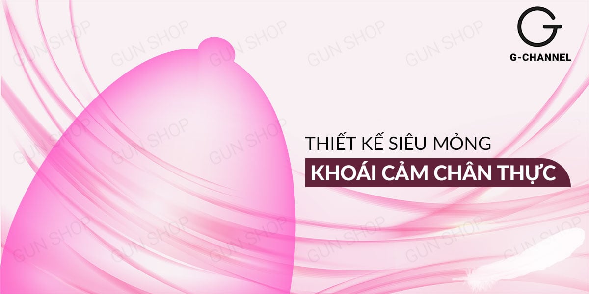 Bao cao su OLO 0.01 Zero Hồng siêu mỏng có hạt gel bôi trơn tăng khoái cảm