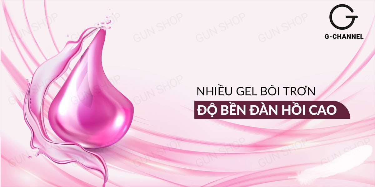 Bao cao su OLO 0.01 Zero Hồng siêu mỏng có hạt gel bôi trơn tăng khoái cảm